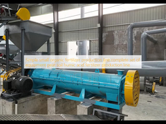 Simple small organic fertilizer production line complete set of equipment peat soil humic acid fertilizer production line