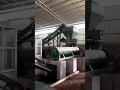 Rabbit Manure Organic Fertilizer Production Line by disc granulator granulation