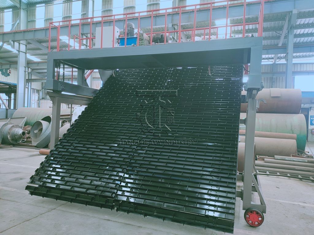 90m/H Chain Plate Type Compost Turner Organic Fertilizer Waste Fermentation Machine