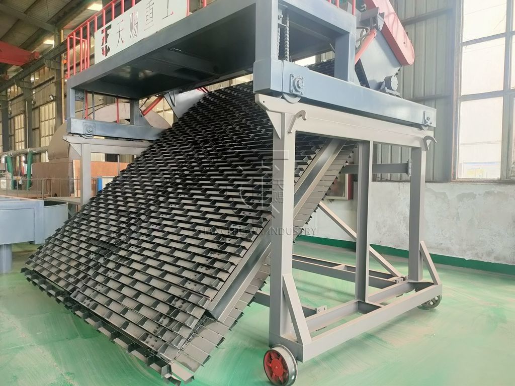90m/H Chain Plate Type Compost Turner Organic Fertilizer Waste Fermentation Machine