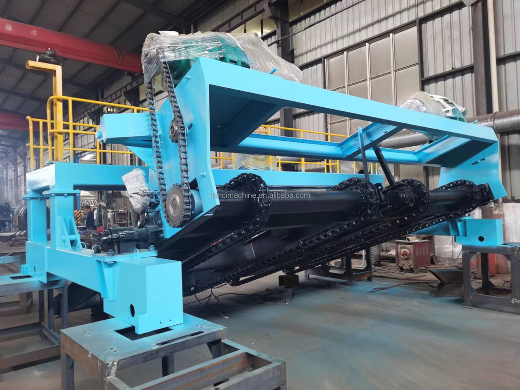 90m/H Chain Plate Type Compost Turner Organic Fertilizer Waste Fermentation Machine