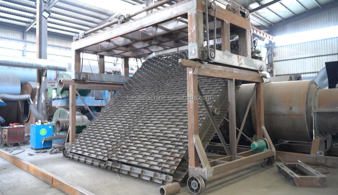90m/H Chain Plate Type Compost Turner Organic Fertilizer Waste Fermentation Machine