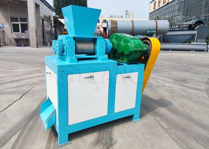 Organic Fertilizer Machine Production Line Double Roller Granulator Bio Fertilizer Making Machine
