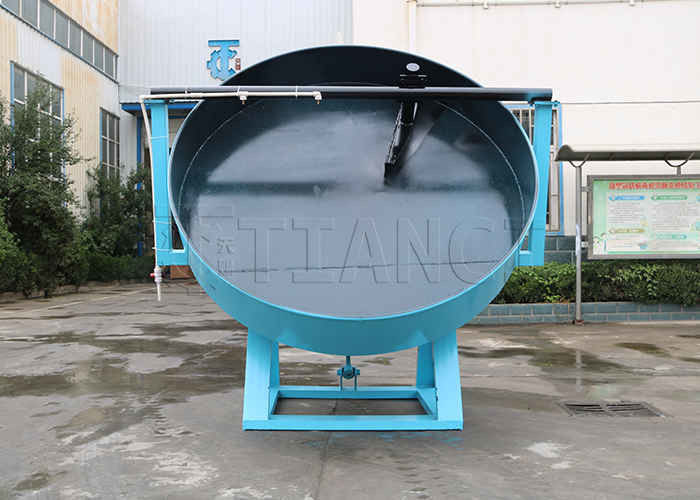 1-6T/h NPK Fertilizer Pellet Machine Disc Fertilizer Granulator With 95% Granulation Rate