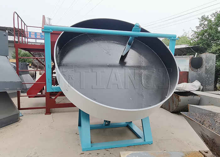 Disc Type Nitrogen Phosphorus Potassium Compound Fertilizer Pellet Machine 1-6T/H