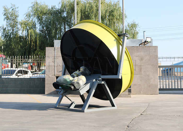 Powder Mineral Granulation Equipment Soil Clay Gypsum Bentonite Rotary Disc Granulator Ball Shape Granules Making Machine