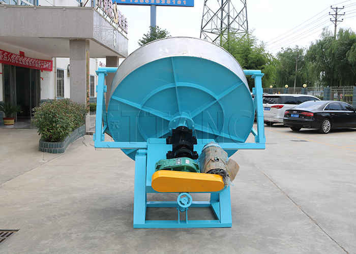 Organic Fertilizer Bentonite Cat Litter Granules Making Machine 2-10mm Pan Granulator