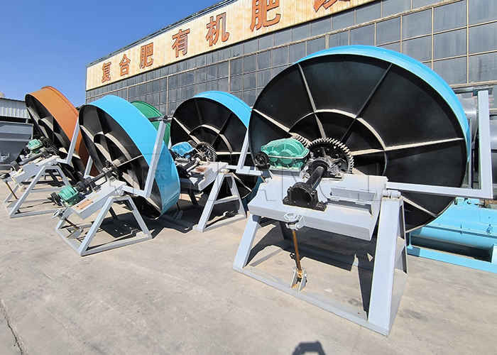 Powder Mineral Granulation Equipment Soil Clay Gypsum Bentonite Rotary Disc Granulator Ball Shape Granules Making Machine