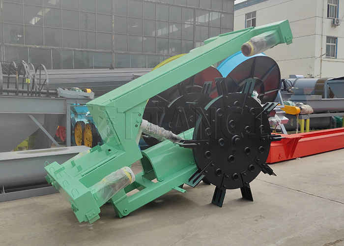 150-400m3/H Output Large Flipping Span Compost Turning Machine Wheel Type