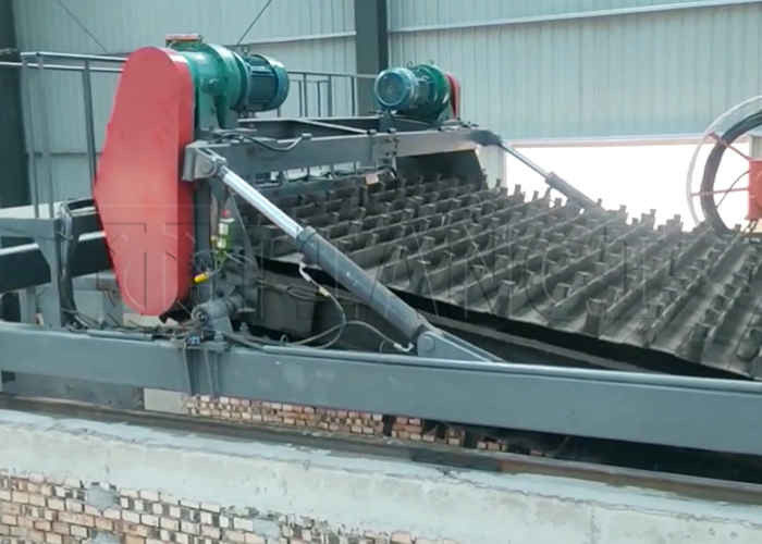 Electric Chain Plate Type Compost Turner Animal Manure Fermentation Compost Machine