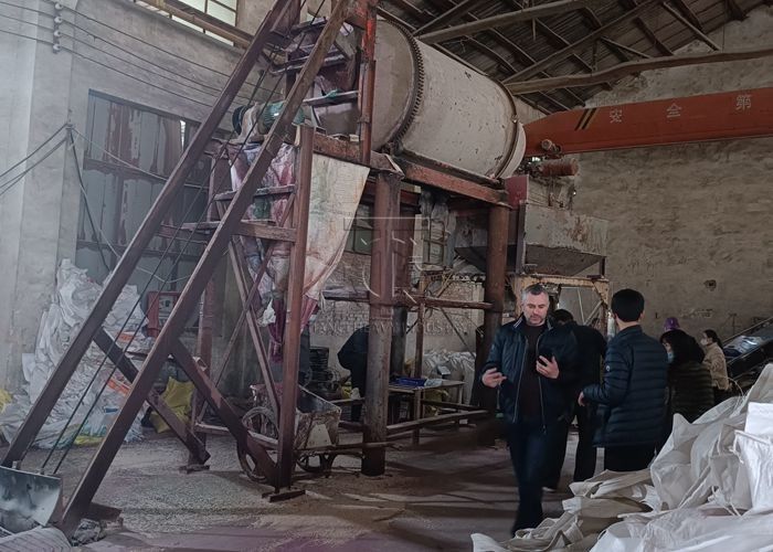 Sulfuric Acid Fertilizer Granule Mixing Production Line Compound Fertilizer Mixer Production Line