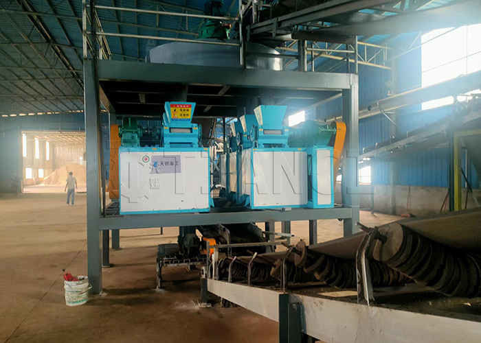 Complete Compound Fertilizer Production Line Featuring Double Roller Extrusion Granulator for High-Strength NPK, Ammonium Phosphate, and Potassium Fertilizer Granules