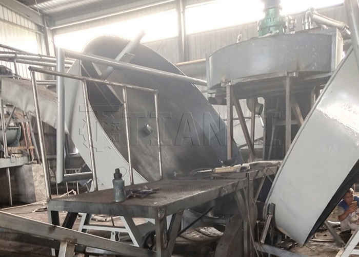 Organic Manure Fertilizer Production Line Disc Granulator For Animal Manure To Fertilizer