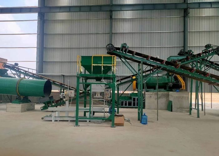 Compost Manure Organic Fertilizer Pellet Machine Ball Type Granular Shape