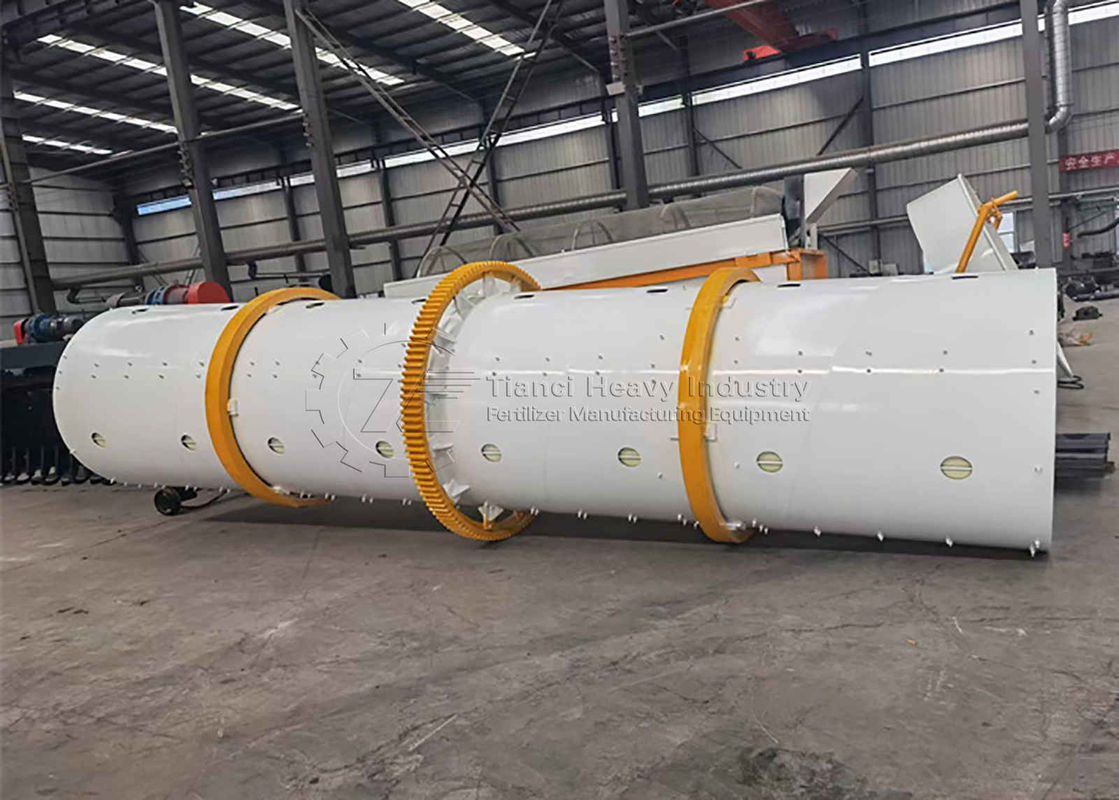 Fully Automatic Ball Type Rotary Drum Organic Fertilizer Production Line With Low Investment