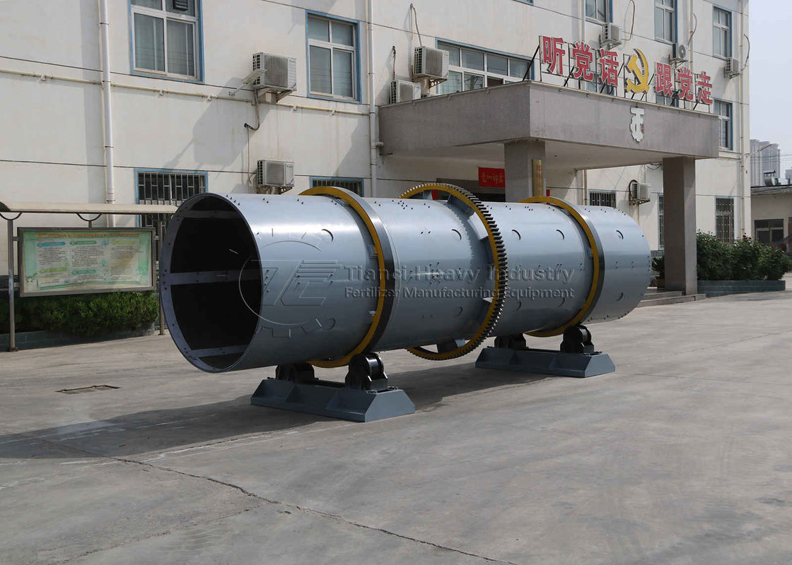 1T/h Capacity Granules Fertilizer Production Line Drum Granulator For Organic Manure
