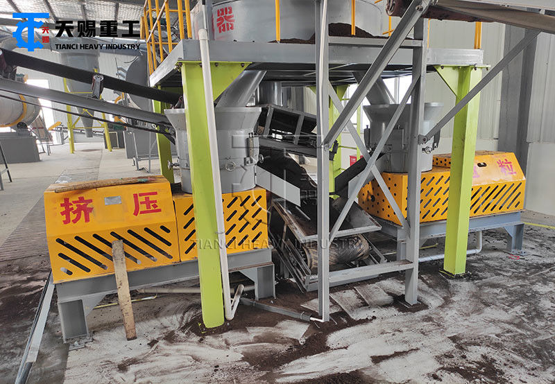 Cow Dung Compost Granule Making Machine Organic Fertilizer Granulator Flat Die Production Line