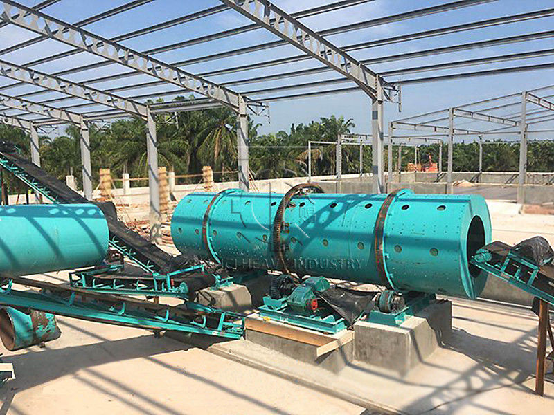 Fully Automatic Ball Type Rotary Drum Organic Fertilizer Production Line With Low Investment