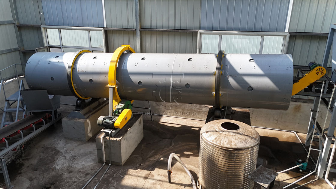 High Capacity Drum Granulator Production Line for Organic Fertilizer Granules 