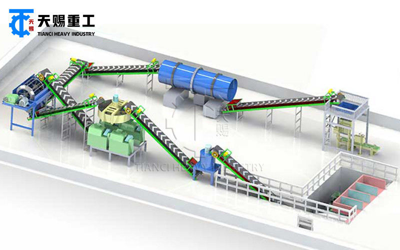 Dry Roll Press Granulator Machine For Sulfate Of Potash And Granules Size 2-30mm With Fertilizer Granulator