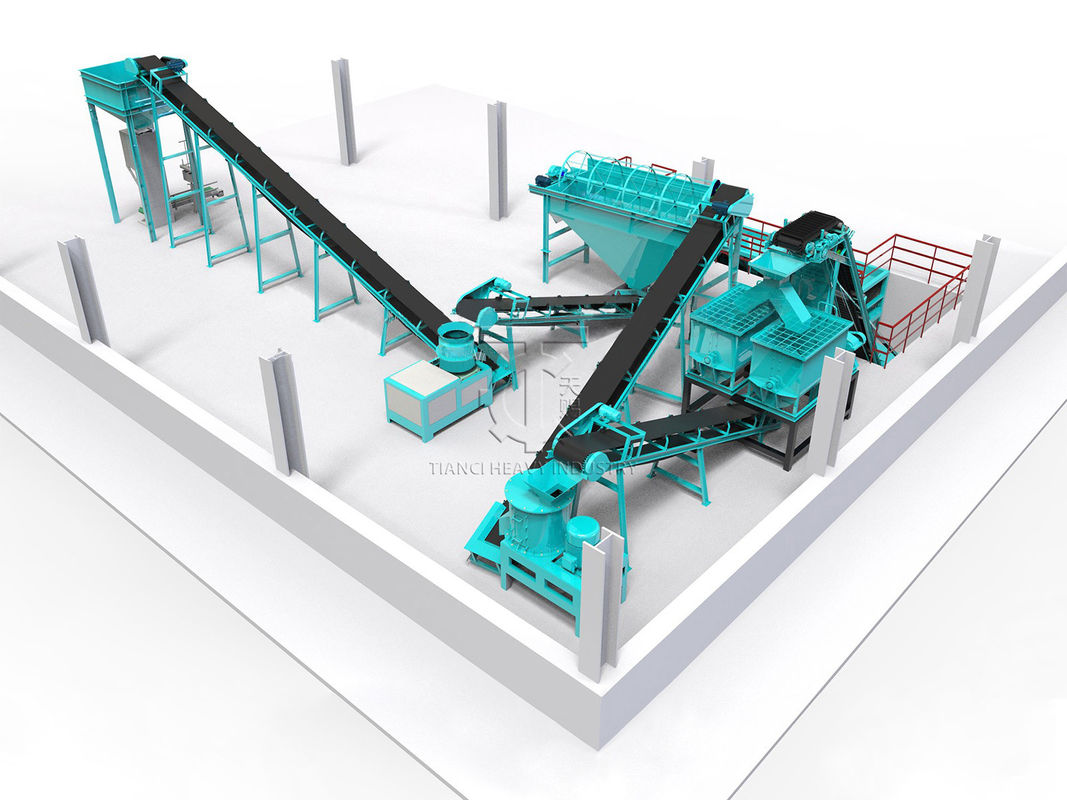Fertilizer Manufacturing Plant Production Line Columnar Granule Production Line Biofertilizer Granulation Equipment