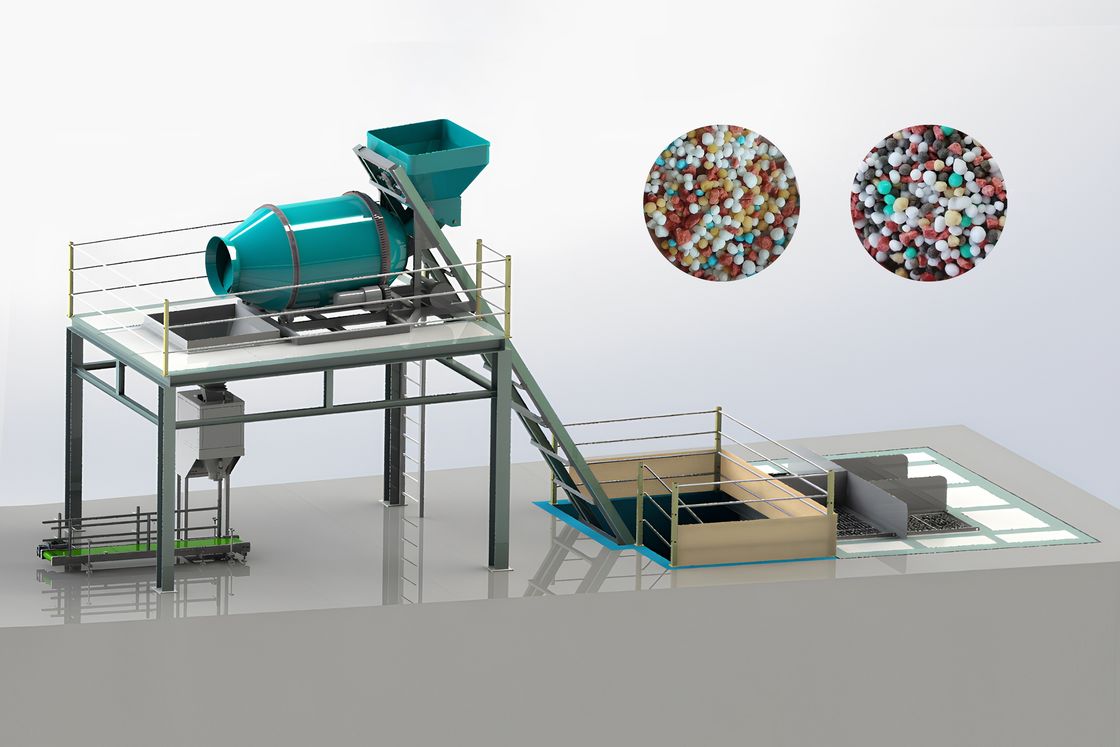 Organic fertilizer production line Compound fertilizer production line NPK production line Blended fertilizer production line