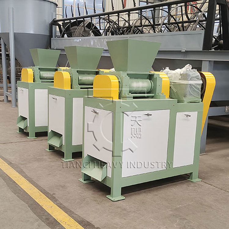 Soda Ash Production Line Granulator Double Roller Organic Fertilizer Granulator Machine