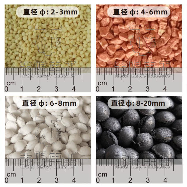Dry Roll Press Granulator Machine For Sulfate Of Potash And Granules Size 2-30mm With Fertilizer Granulator