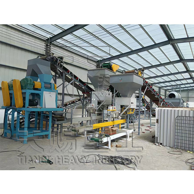 Soda Ash Production Line Granulator Double Roller Organic Fertilizer Granulator Machine