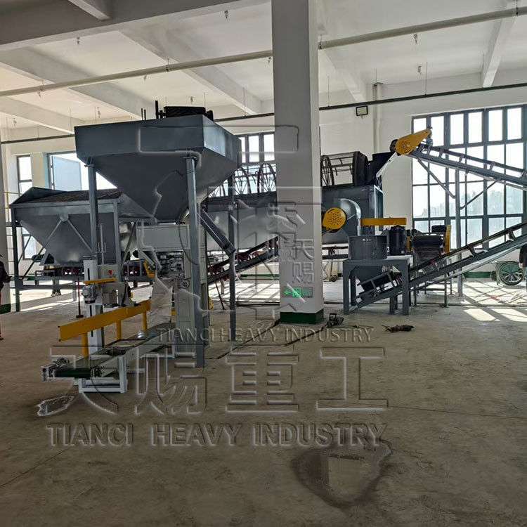 Potassium Sulfate Fertilizer Dry Granulation Production Line With Dry Press Granulator