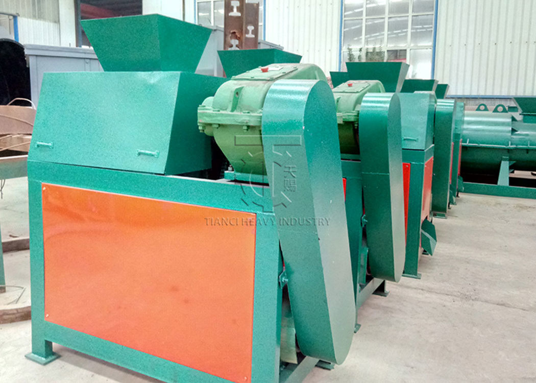 Muriate Of Potash Fertilizer Double Roller Extrusion Granulator MOP Fertilizer Granule Granulating Machine