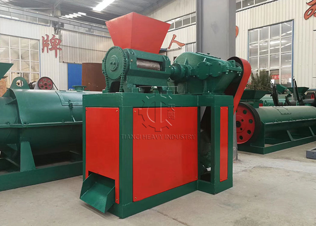 Muriate Of Potash Fertilizer Double Roller Extrusion Granulator MOP Fertilizer Granule Granulating Machine