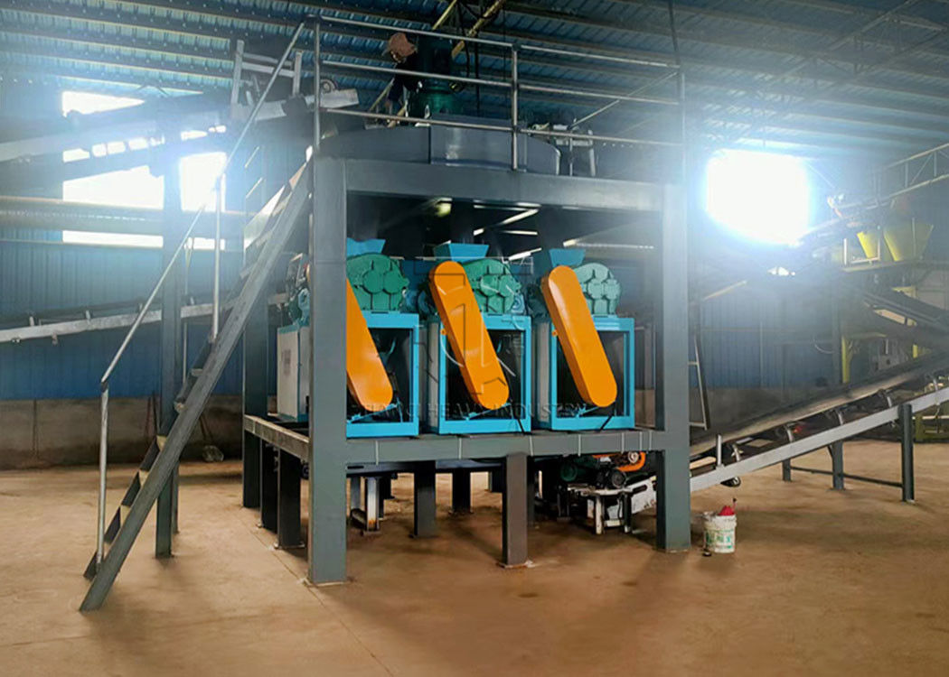 Fertilizer Production Line for NPK Compound Granule Plant with Roller Extrusion Technology and Energy Saving Operation