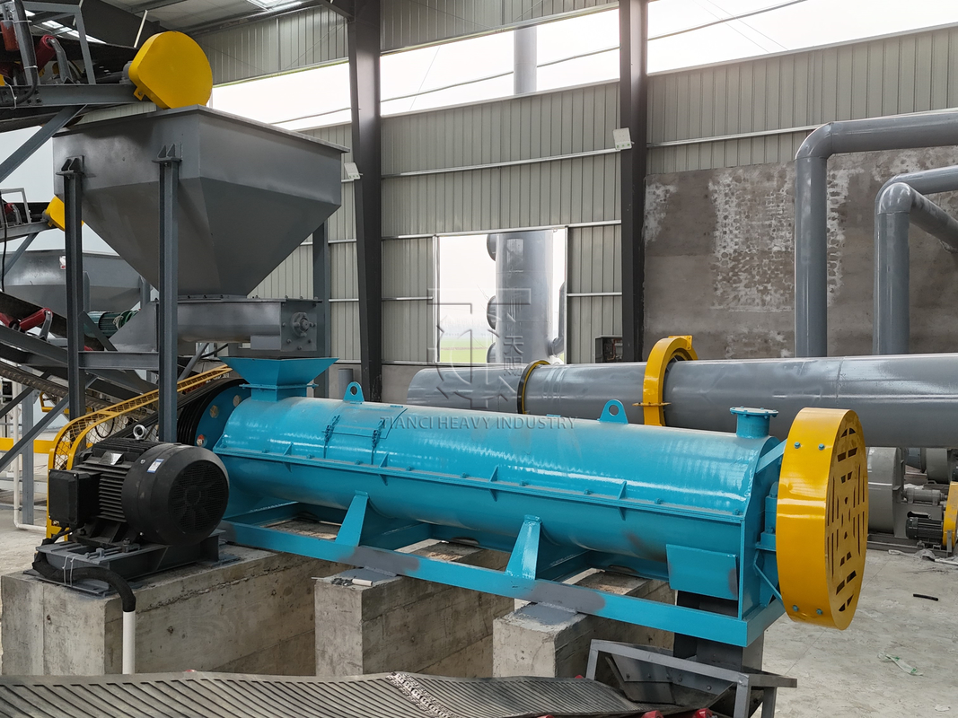 Organic Fertilizer Making Machine Animal Waste Compost Chicken Manure Granulator Production Line