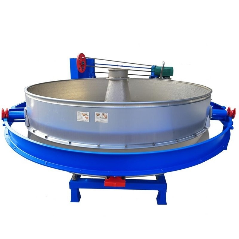 Organic Fertilizer Bentonite Cat Litter Granules Making Machine 2-10mm Pan Granulator