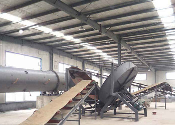 Organic Manure Fertilizer Production Line Disc Granulator For Animal Manure To Fertilizer