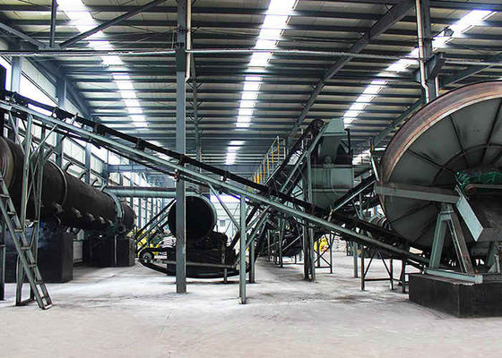 Spherical Fertilizer Production Line Organic Fertilizer Disc Granulator Production Line