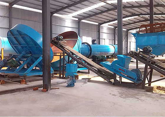 NPK Pellet Production Line Compost Disc Pelletizer Production Line