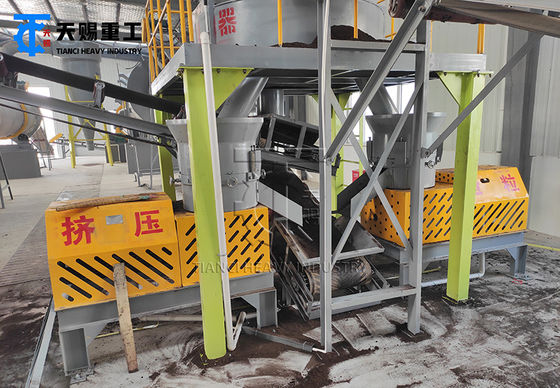 Organic Fertilizer Granule Production Line Cow Dung Compost Granulator Biomass Flat Die Production Line