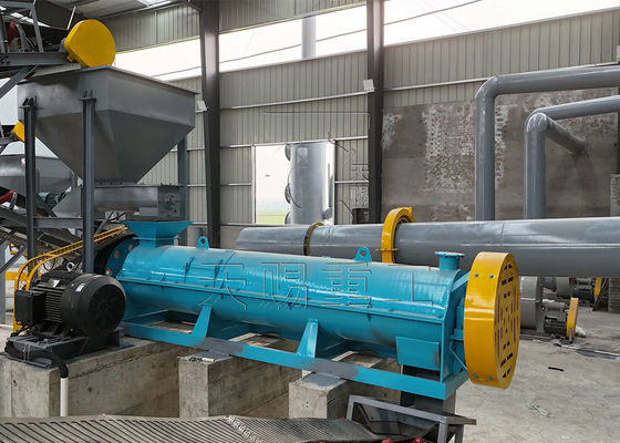 Simple Small Organic Fertilizer Production Line Complete Set Of Equipment Peat Soil Humic Acid Fertilizer Production Line