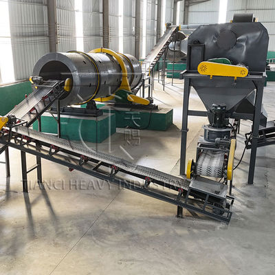 Organic Compound Fertilizer Rotary Drum Granulation Production Line